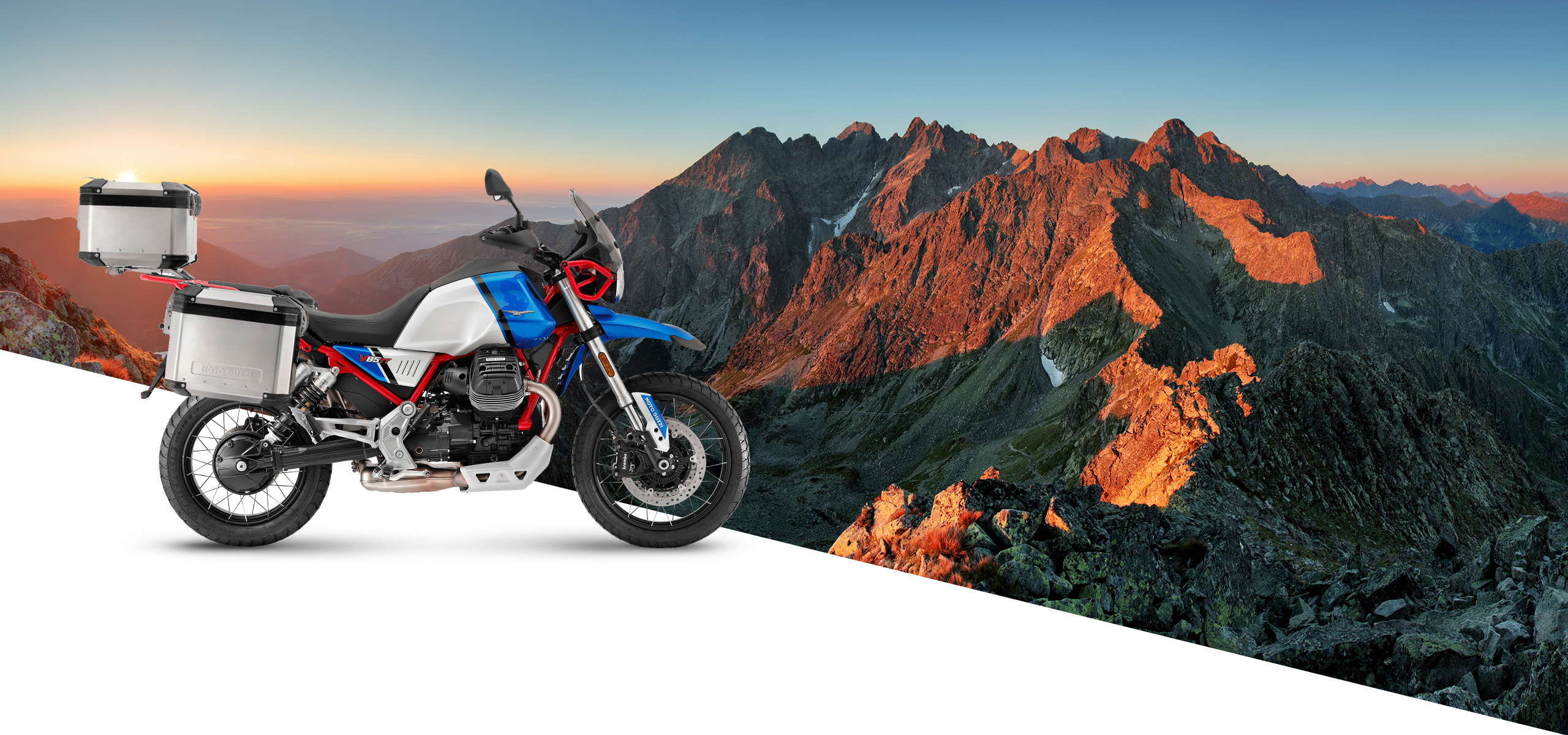 Moto Guzzi V85TT Adventure available at Frasers Motorcycles